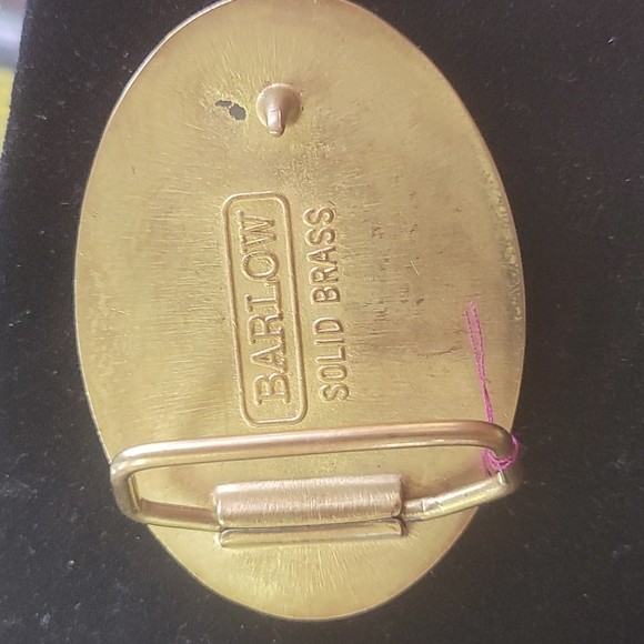 Barlow Deer Stag Brass Buckle - Picture 2 of 5